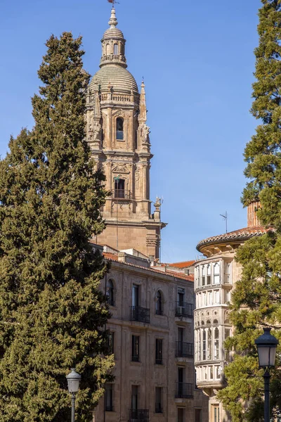 Salamanca Spagna Feb 2022 Clerecia Edificio Barocco Dell Collegio Reale — Foto Stock
