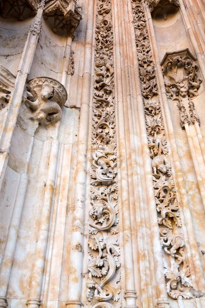 Salamanca España Feb 2022 Famoso Astronauta Tallado Piedra Fachada Catedral — Foto de Stock
