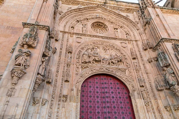 Salamanca Spain Feb 2022 Architectural Detail New Cathedral Catedral Nueva — Stock Photo, Image