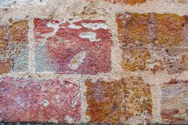 Naturstein Geflieste Blöcke Schließen Textur Hintergrund Strukturierte Und Gefärbte Oberfläche — Stockfoto