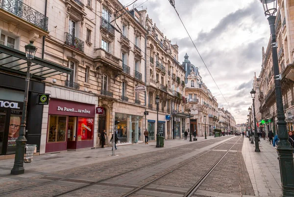 Orleans Frankreich Jan 2022 Straßenansicht Von Der Rue Republique Republic — Stockfoto