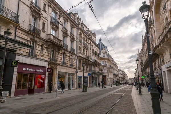 Orleans Frankreich Jan 2022 Straßenansicht Von Der Rue Republique Republic — Stockfoto