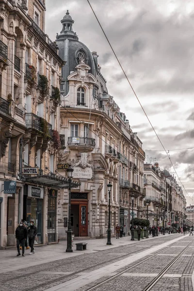 Orleans Francia Ene 2022 Vista Desde Calle Rue Republique Republic — Foto de Stock