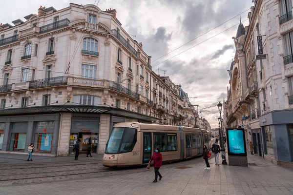Orleans Frankreich Jan 2022 Straßenansicht Von Der Rue Republique Republic — Stockfoto