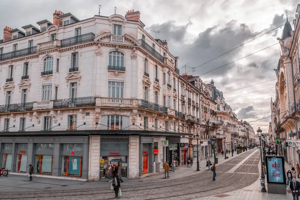 Orleans Frankreich Jan 2022 Straßenansicht Von Der Rue Republique Republic — Stockfoto