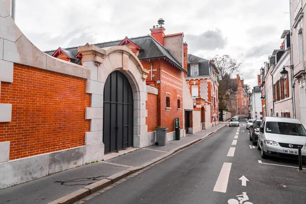 Orleans Frankrike Jan 2022 Gatuvy Med Typisk Arkitektur Orleans Prefekturen — Stockfoto