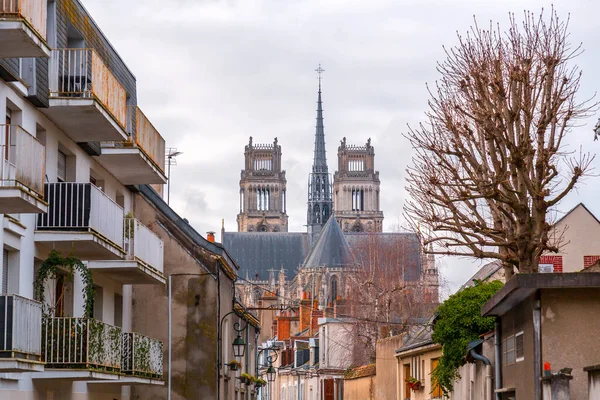 Orléans France Jan 2022 Vue Sur Rue Avec Une Architecture — Photo