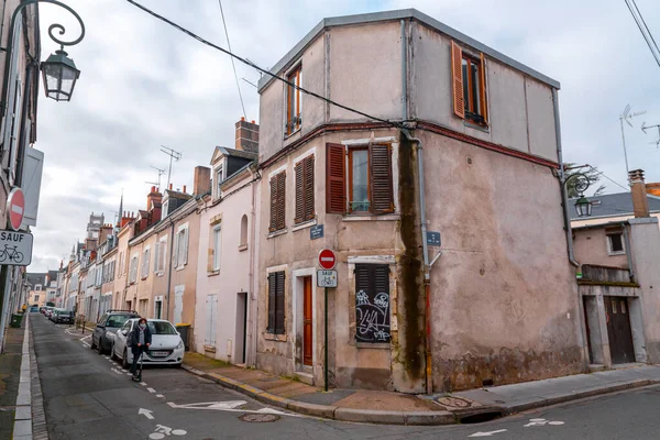 Orleans França Jan 2022 Vista Rua Com Arquitetura Típica Orleans — Fotografia de Stock
