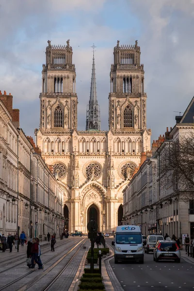 Orleans Fransa Ocak 2022 Orleans Katedrali Sainte Croix Orleans Sainte — Stok fotoğraf