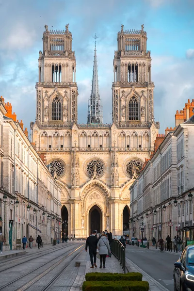 Orleans Fransa Ocak 2022 Orleans Katedrali Sainte Croix Orleans Sainte — Stok fotoğraf