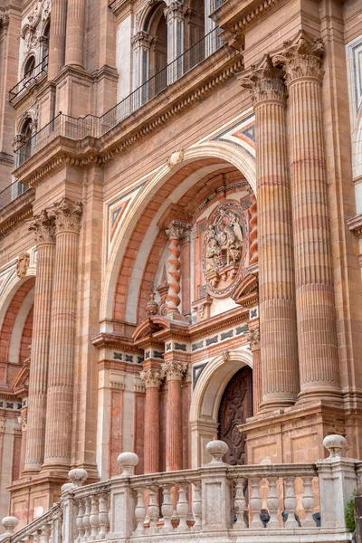 Cathedral Malaga Roman Catholic Church Malaga Andalusia Southern Spain Renaissance — Stock Photo, Image