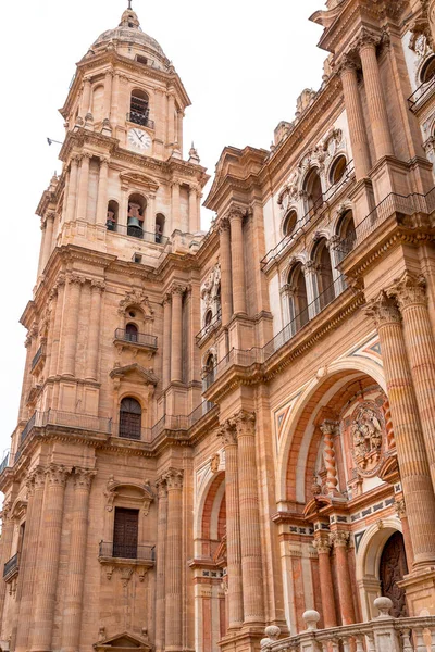 Catedral Málaga Una Iglesia Católica Málaga Andalucía Sur España Arquitectura —  Fotos de Stock