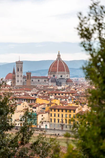 Florenz Italien April 2022 Die Kuppel Der Kathedrale Santa Maria — Stockfoto