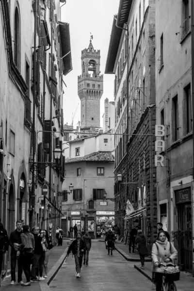 Firenze Aprile 2022 Architettura Tipica Vista Sulla Strada Firenze Toscana — Foto Stock