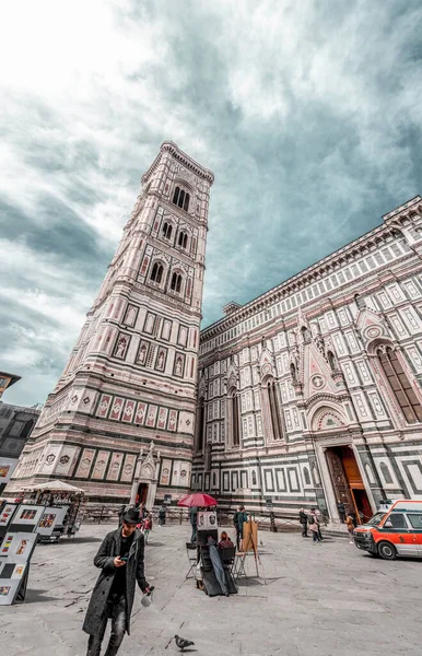 佛罗伦萨 2022年4月6日 佛罗伦萨大教堂 Florence Cathedral Cattedrale Santa Maria Del Fiore — 图库照片
