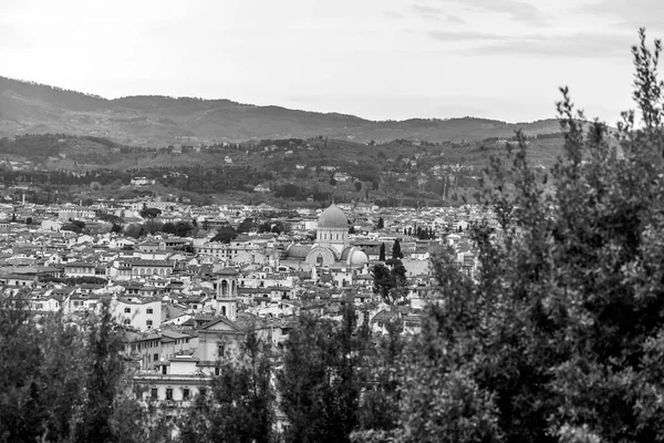 Blick Auf Florenz Von Den Rosengärten Giardini Delle Rose Toskana — Stockfoto