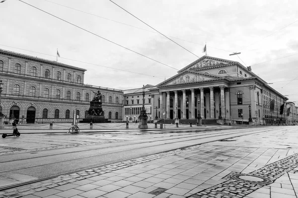 Monachium Niemcy Grudzień 2021 Bawarski Budynek National Theather Opera Placu — Zdjęcie stockowe