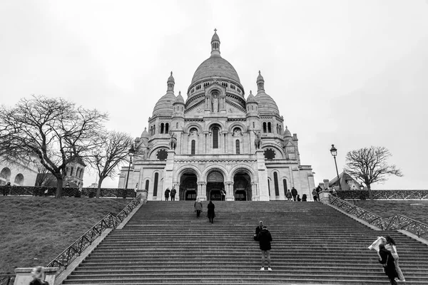 프랑스 2022 대성당 Basilique Sacre Coeur 프랑스 파리에 가톨릭 성당이다 — 스톡 사진