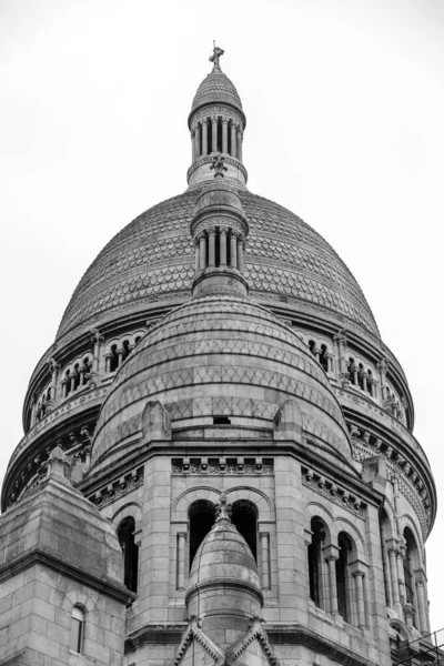 Paris Kutsal Kalbi Bazilikası Basilique Sacre Coeur Fransa Nın Başkenti — Stok fotoğraf