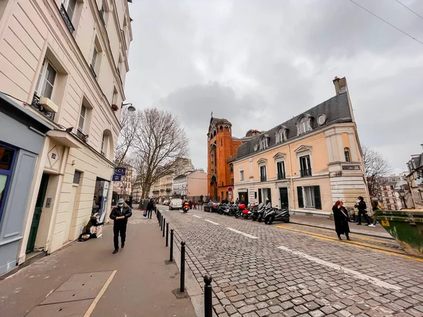 フランス 2022年1月19日 ジャン モンマルトルは パリの18区にあるアベス通りに位置するローマカトリック教会の教区教会です — ストック写真