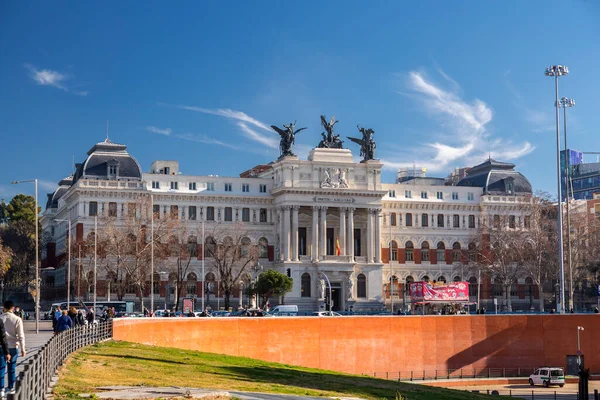 Madrid Espanha Feb 2022 Palácio Fomento Também Conhecido Como Edifício — Fotografia de Stock