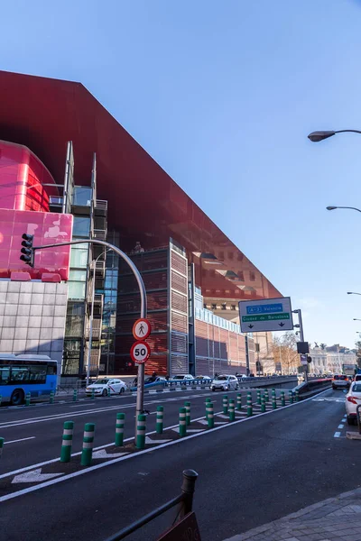 Madrid Španělsko Feb 2022 Obecná Architektura Pohled Ulici Madridu Hlavního — Stock fotografie