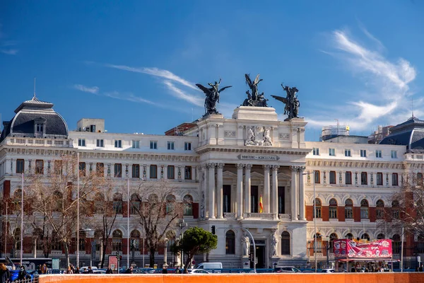 Madrid Espagne Février 2022 Palais Fomento Également Connu Sous Nom — Photo