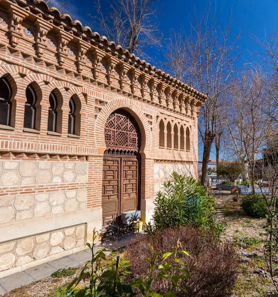 Toledo Spanien Feb 2022 Mudejar Stil Verziertes Gebäude Des Bahnhofs — Stockfoto