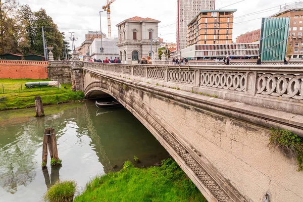 Pádua Itália Abril 2022 Ponte Sobre Rio Brenta Pádua Região — Fotografia de Stock