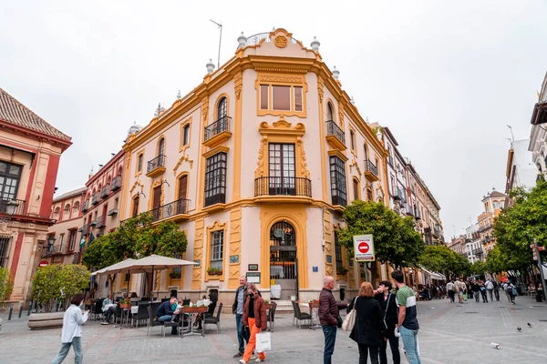 Seville Spain Feb 2022 Architectural Detail Typical Andalusian Architecture Seville — 스톡 사진
