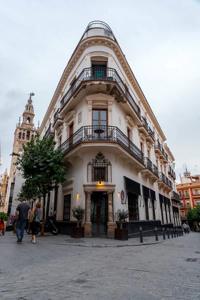 Seville Spain Feb 2022 Typical Street View Generic Architecture Seville — 图库照片