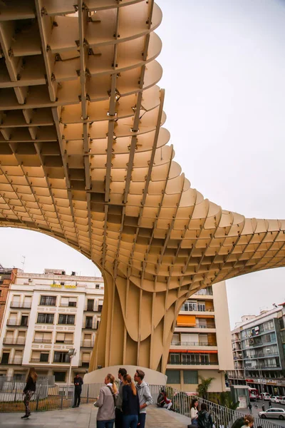 Seville Spain Feb 2022 Setas Sevilla Mushrooms Seville Initially Titled — Foto de Stock