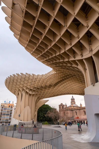 Seville Spain Feb 2022 Setas Sevilla Mushrooms Seville Initially Titled — Foto de Stock