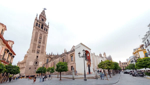 Seville Spanya Feb 2022 Cathedral Saint Mary See Katedral Santa — Stok fotoğraf
