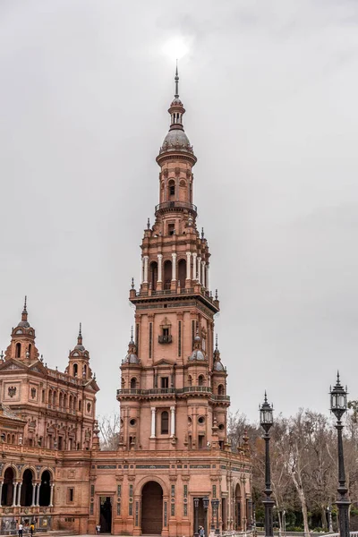 Plaza Espana Square Parque Maria Luisa Seville Spain Built 1928 — 图库照片