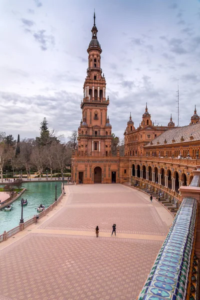 Plaza Espana Square Parque Maria Luisa Seville Spain Built 1928 — Foto Stock