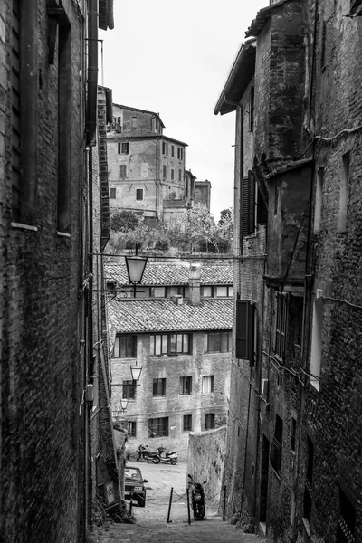 Generic Architecture Street View Historical Italian City Siena Tuscany — Stockfoto