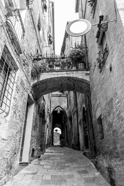 Siena Italy Apr 2022 Generic Architecture Street View Historical Italian —  Fotos de Stock