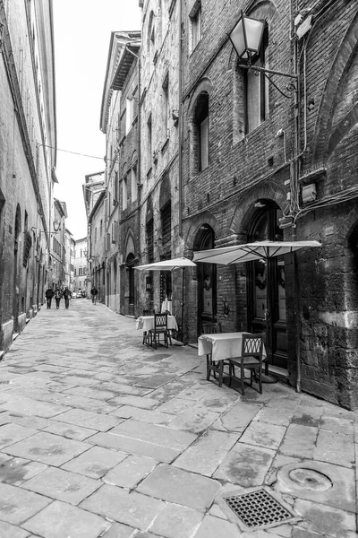 Siena Italy Apr 2022 Generic Architecture Street View Historic Italian — стокове фото
