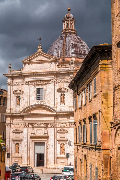 Siena Italy Apr 2022 Insigne Collegiata Santa Maria Provenzano Late — Stockfoto
