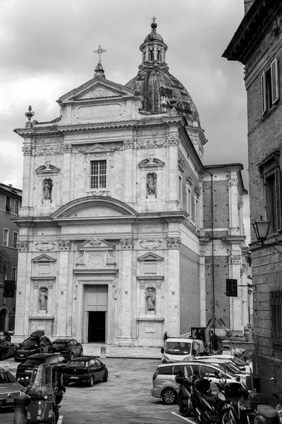 Siena Itálie Apr 2022 Insigne Collegiata Santa Maria Provenzanu Pozdně — Stock fotografie