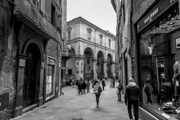 Siena Italy Apr 2022 Loggia Della Mercanzia Також Відома Dei — стокове фото