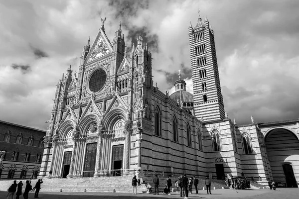 Siena Italy Apr 2022 Siena Cathedral Medieval Church Siena Dedicated — Foto Stock