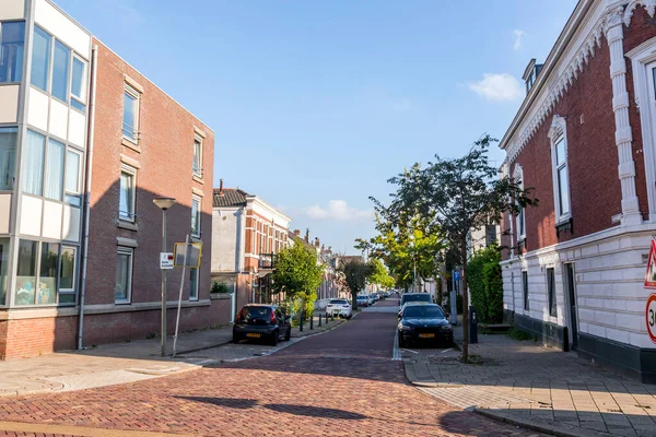 Schiedam Oct 2021 Typical Dutch Architecture Street View Schiedam Netherlands — Zdjęcie stockowe