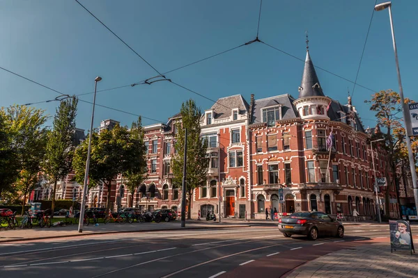 Rotterdam Países Bajos Octubre 2021 Vista Calle Arquitectura Genérica Desde — Foto de Stock