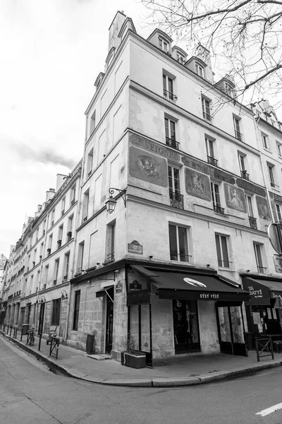 Paris França Janeiro 2022 Vista Geral Rua Paris Capital Francesa — Fotografia de Stock