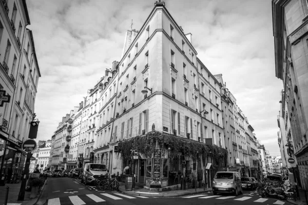 Paris França Janeiro 2022 Vista Geral Rua Paris Capital Francesa — Fotografia de Stock