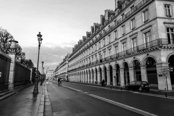 Paris França Jan 2022 Rue Rivoli Uma Rua Centro Paris — Fotografia de Stock