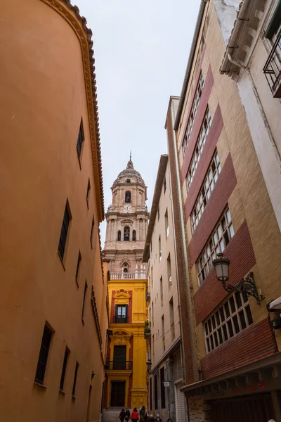 Málaga Espanha Feb 2022 Catedral Málaga Uma Igreja Católica Romana — Fotografia de Stock