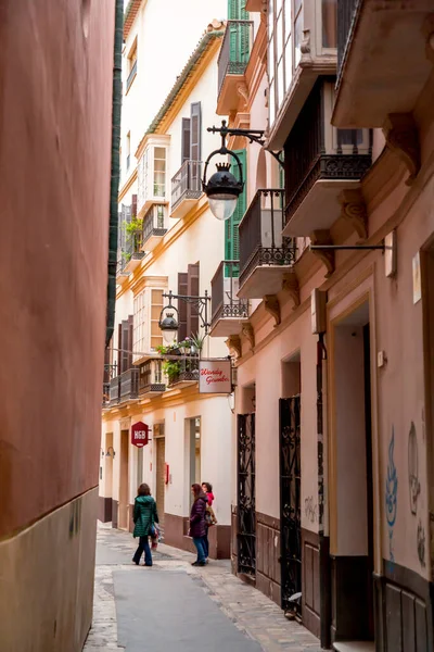 Малага Испания Feb 2022 Street View Genesis Architecture Malaga Andalusia — стоковое фото